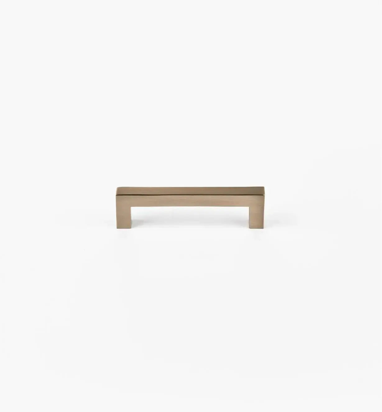 Squared Champagne Bronze Cabinet Handles: Elegant Hardware for Kitchen & Furniture | Handcrafted Décor Brass Cabinet Pull - Drawer Pulls