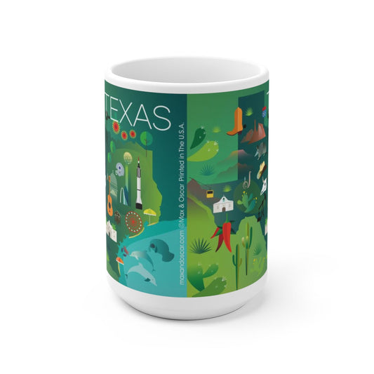 TEXAS 11 OZ OR 15 OZ CERAMIC MUG