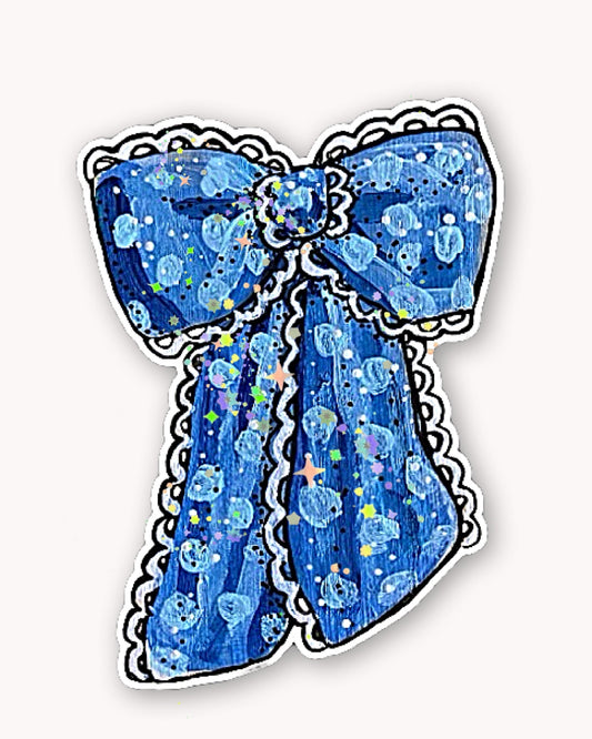Blue Ribbon Sticker