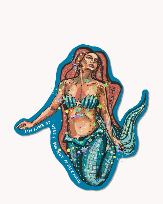 Bummed I’m Not A Mermaid Sticker