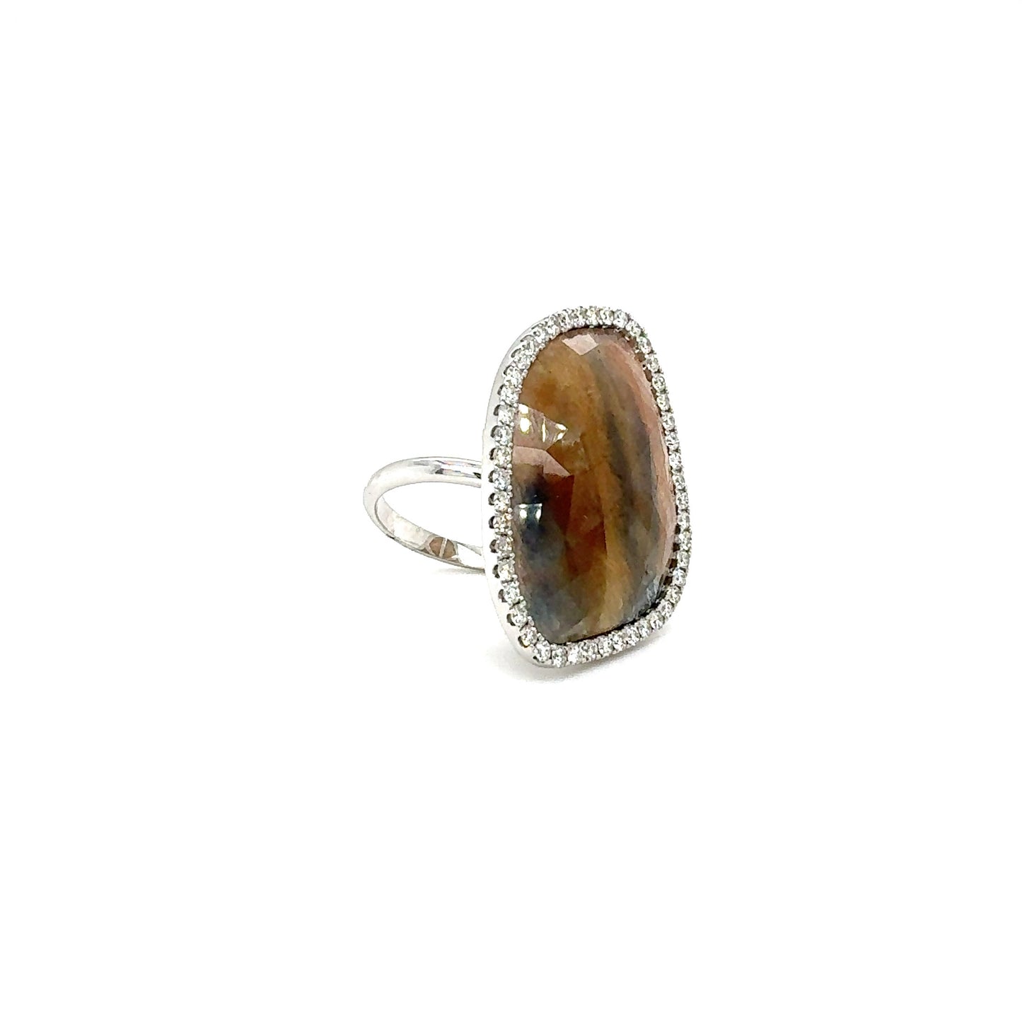 Tourmaline & Diamond Ring