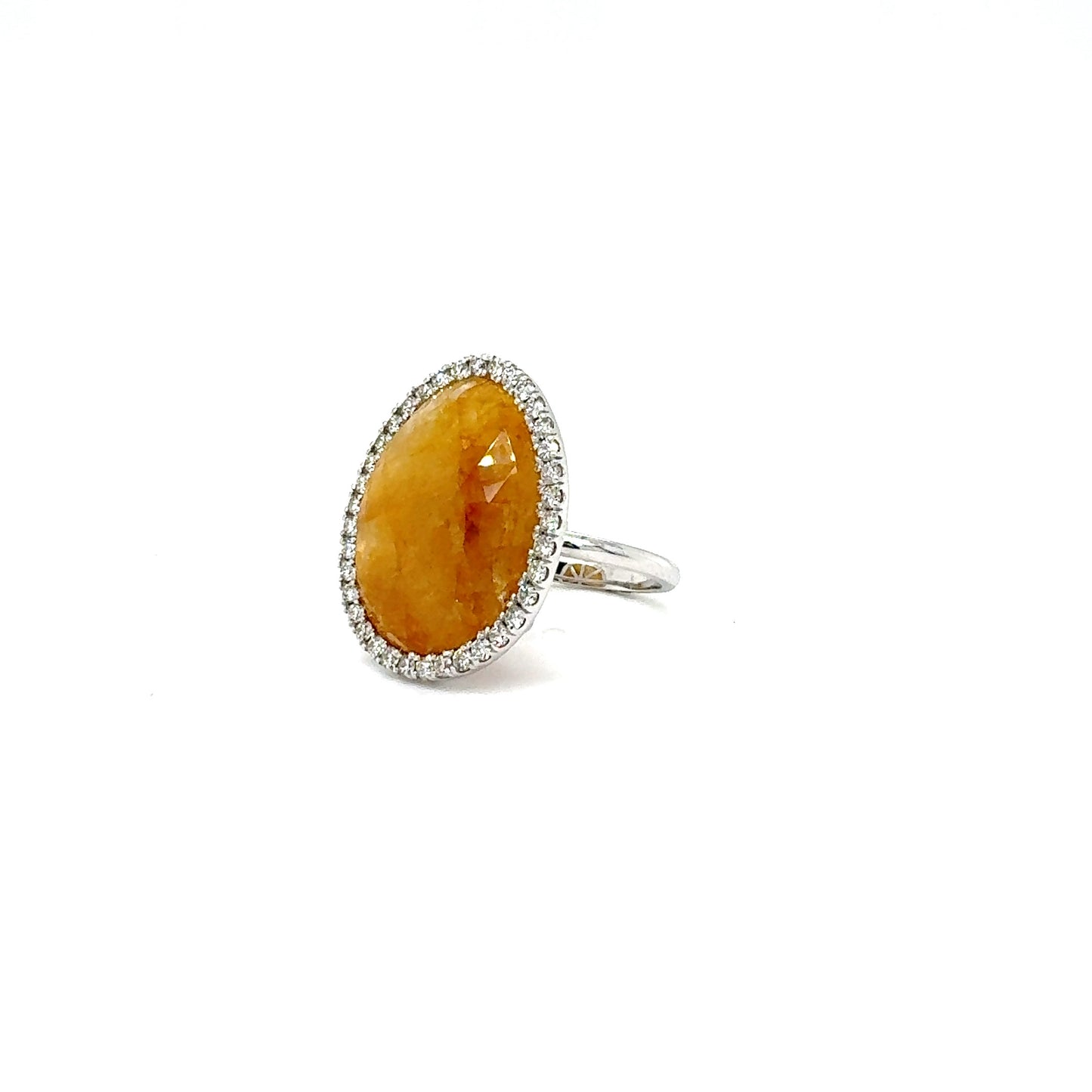 Tourmaline & Diamond Ring