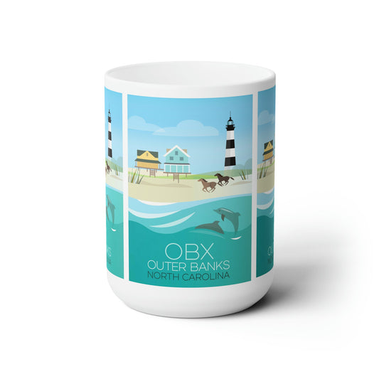 Outer Banks Ceramic Mug 11oz or 15oz