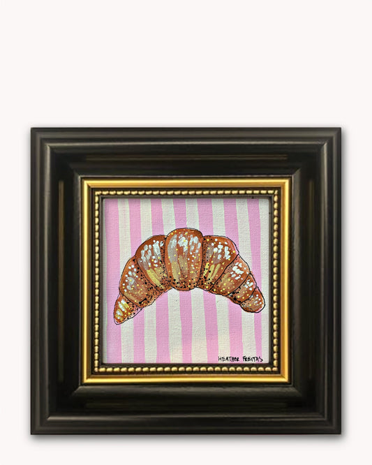 Croissant Framed Magnet ( Medium )