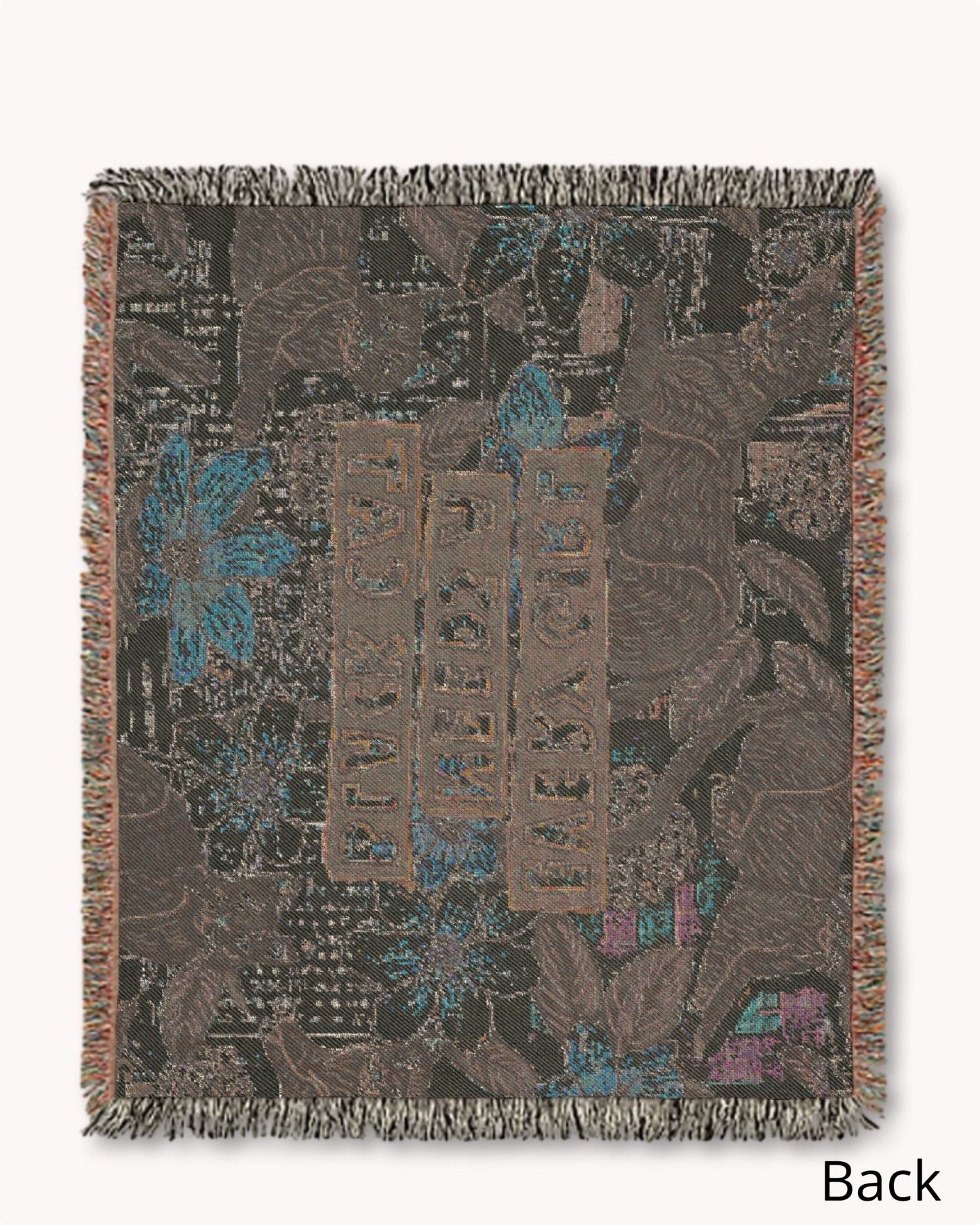 Every Girl Needs A Black Cat Woven Blanket Tapestry