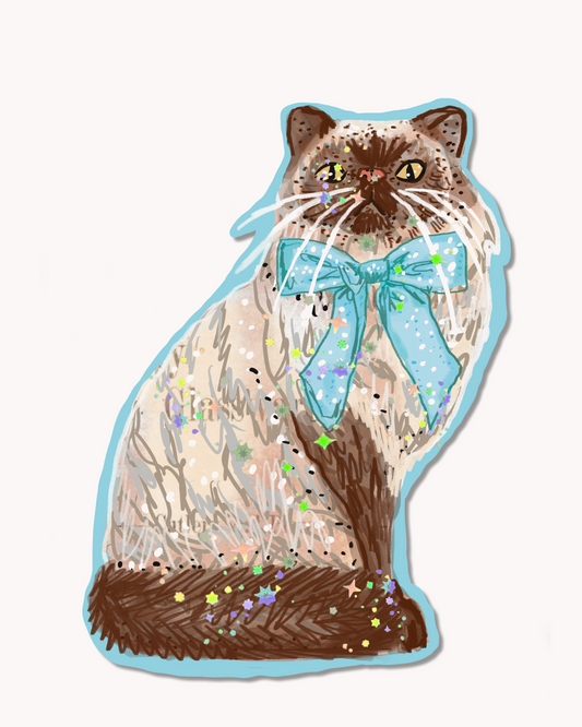 Seal Point Persain Cat Sticker