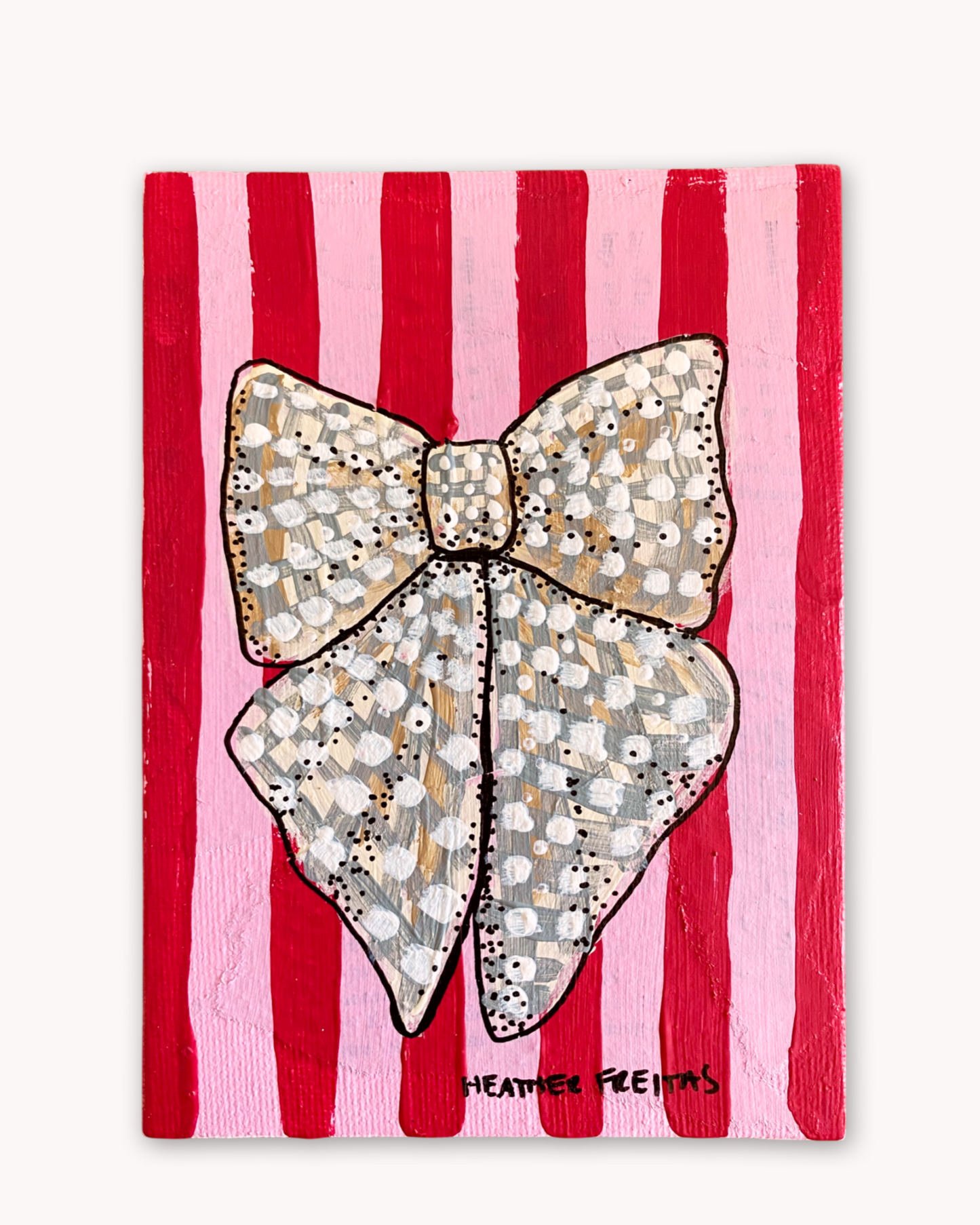 Plaid Ribbon ( Original Painting )