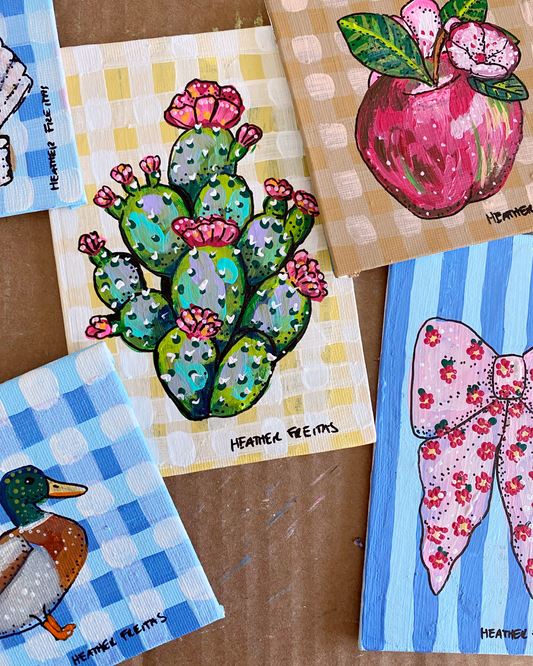 Floral Ribbon ( Original Painting )