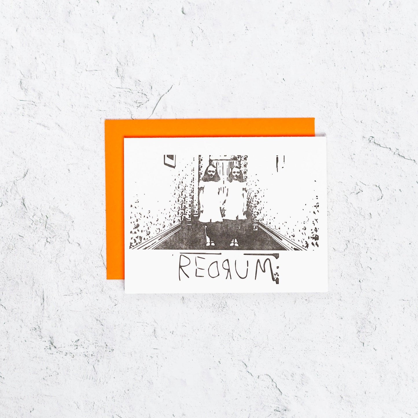 Redrum Halloween Card