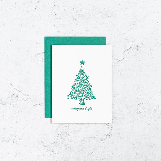 Merry and Bright Tree Cards