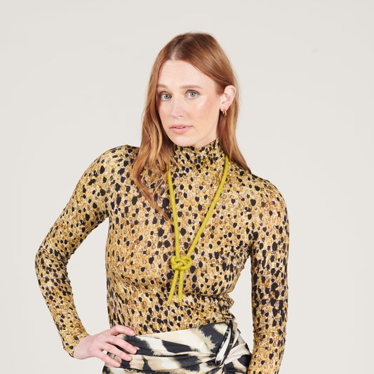 Lanyard Knot Textile Necklace