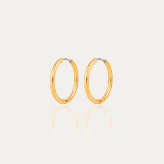 Large Rooftop Hoop Earrings