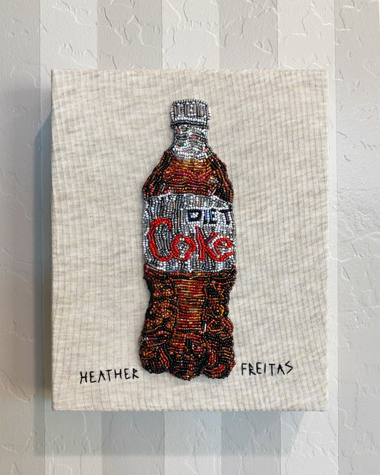 Diet Soda Beaded Artwork
