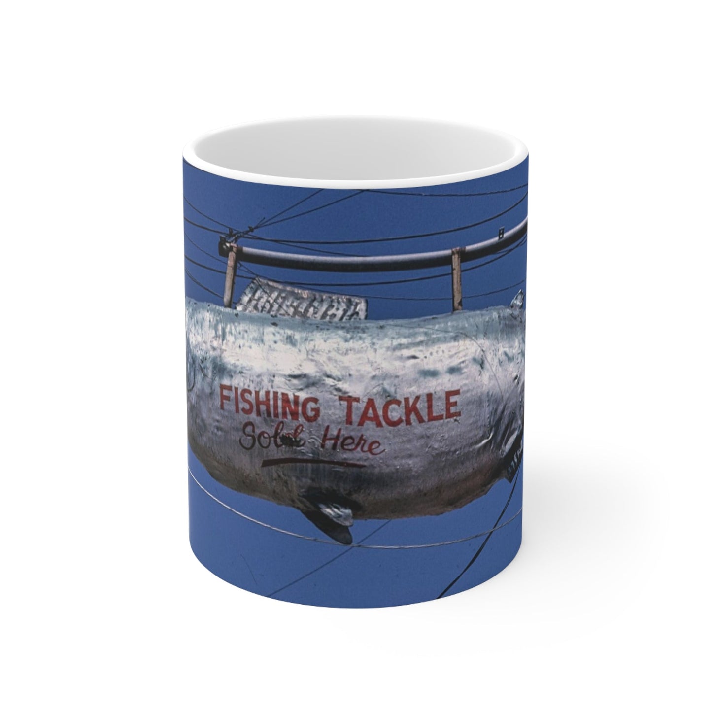 ROADSIDE MUGS - Fishing Tackle Ceramic Mug 11oz