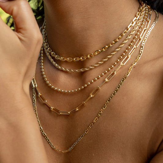 Carrie Paper Clip Necklace