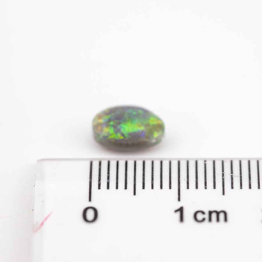 Natural Australian Black Opal Loose Gemstone 1.14ct