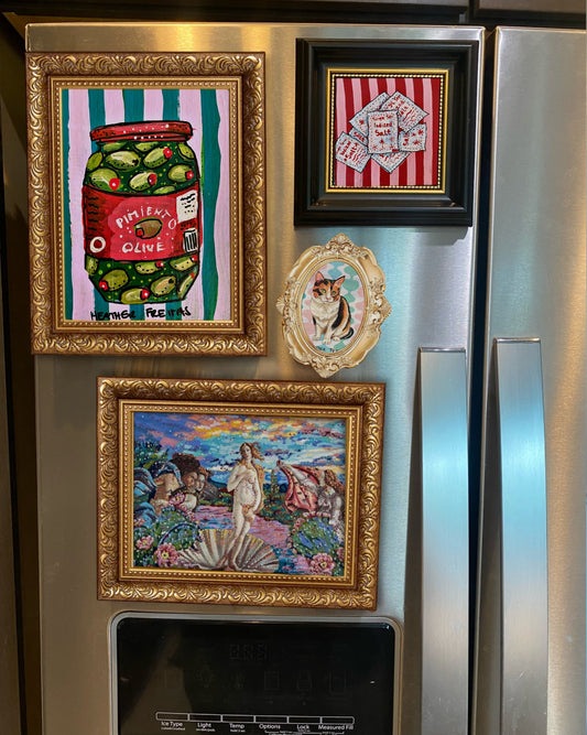 Calico Framed Magnet ( Small )