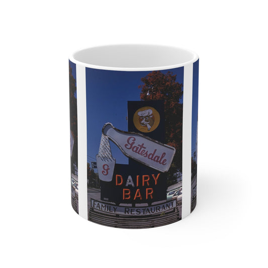 ROADSIDE MUGS - Gatesdale Dairy Bar Ceramic Mug 11oz
