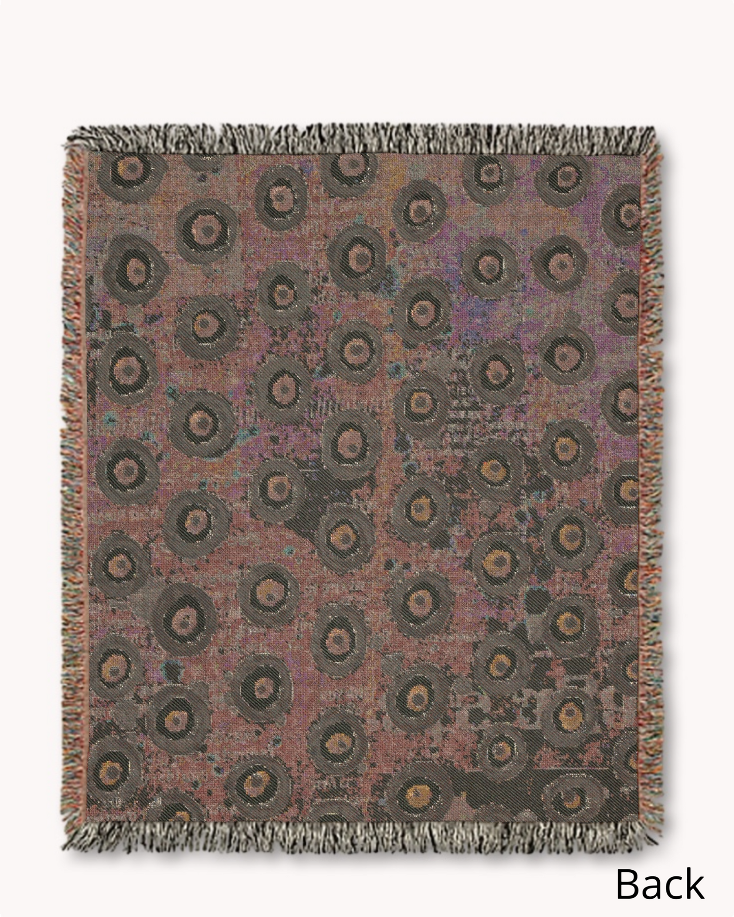 Evil Eye Blues Woven Blanket