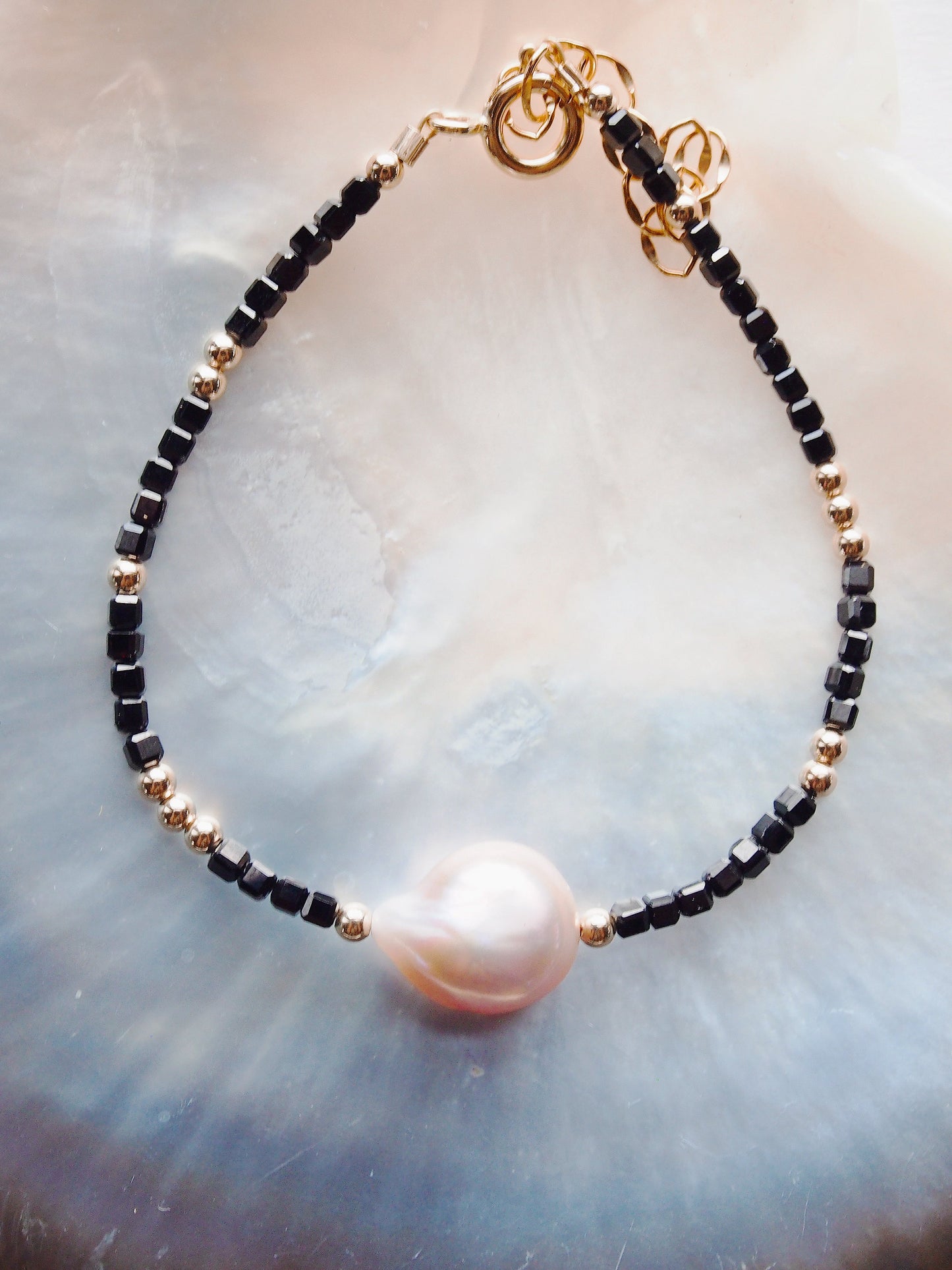 Pink Pearl and Gemstone Bracelet - Akala