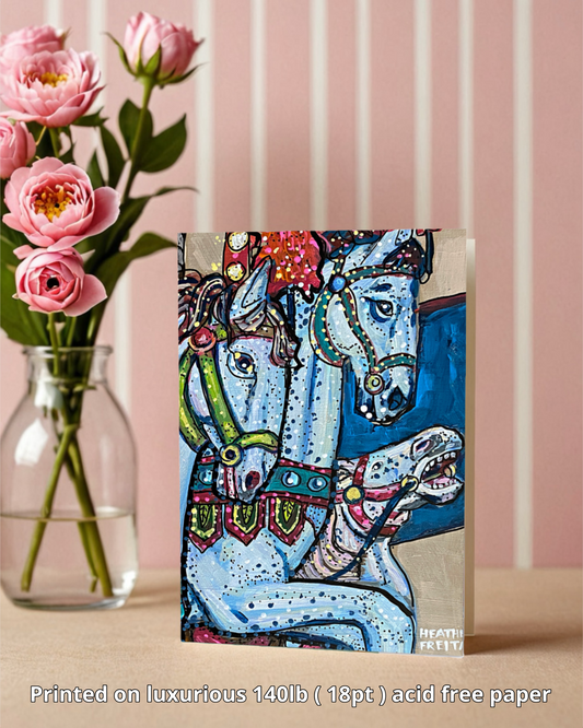 Carousel Horse - Greeting Card / Fine Art Print