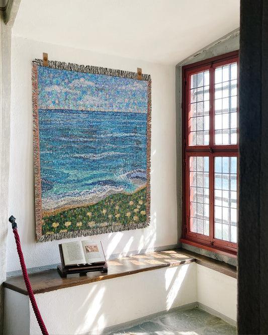 Coastal Breeze Woven Blanket Tapestry