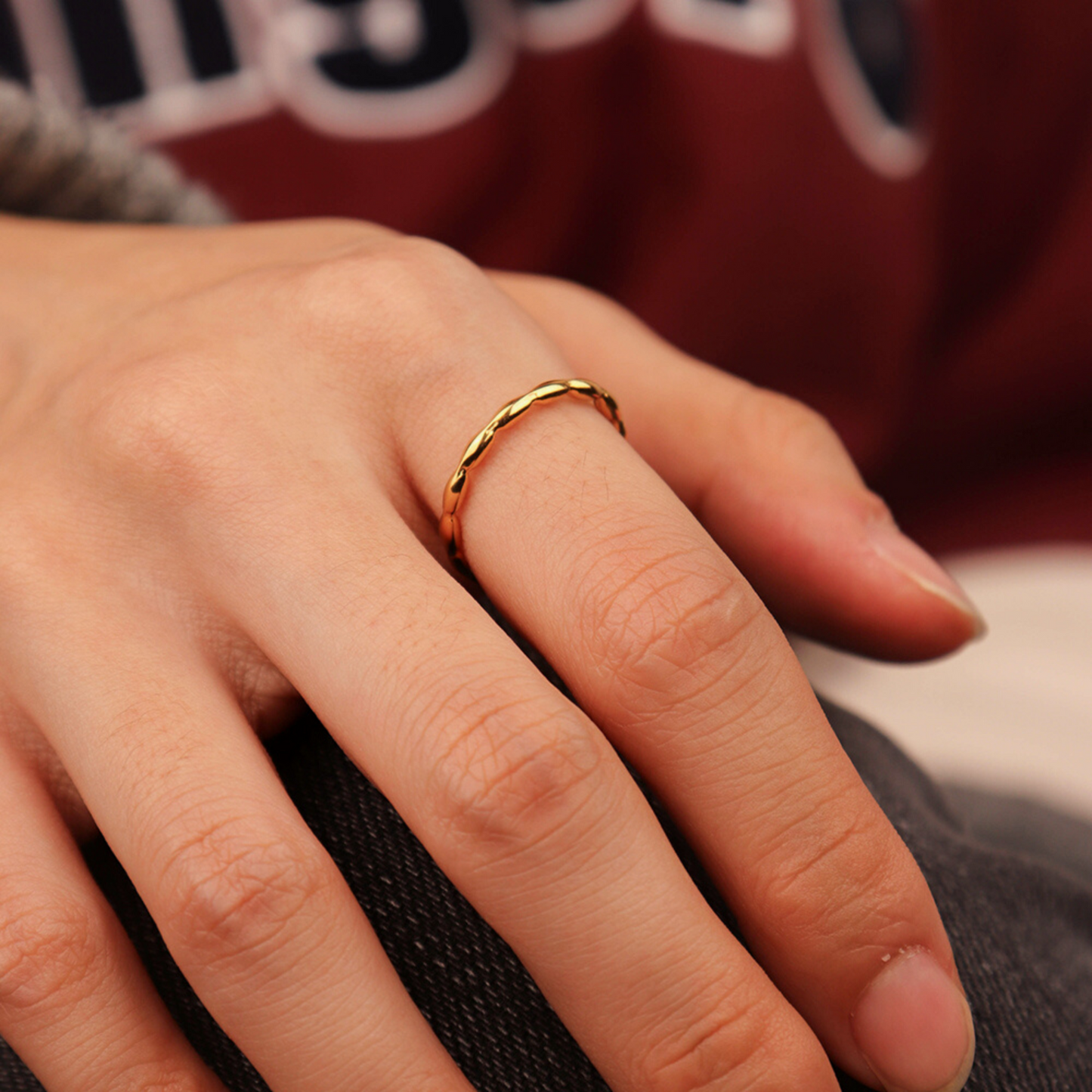 REINE LACHANCE GOLD RING