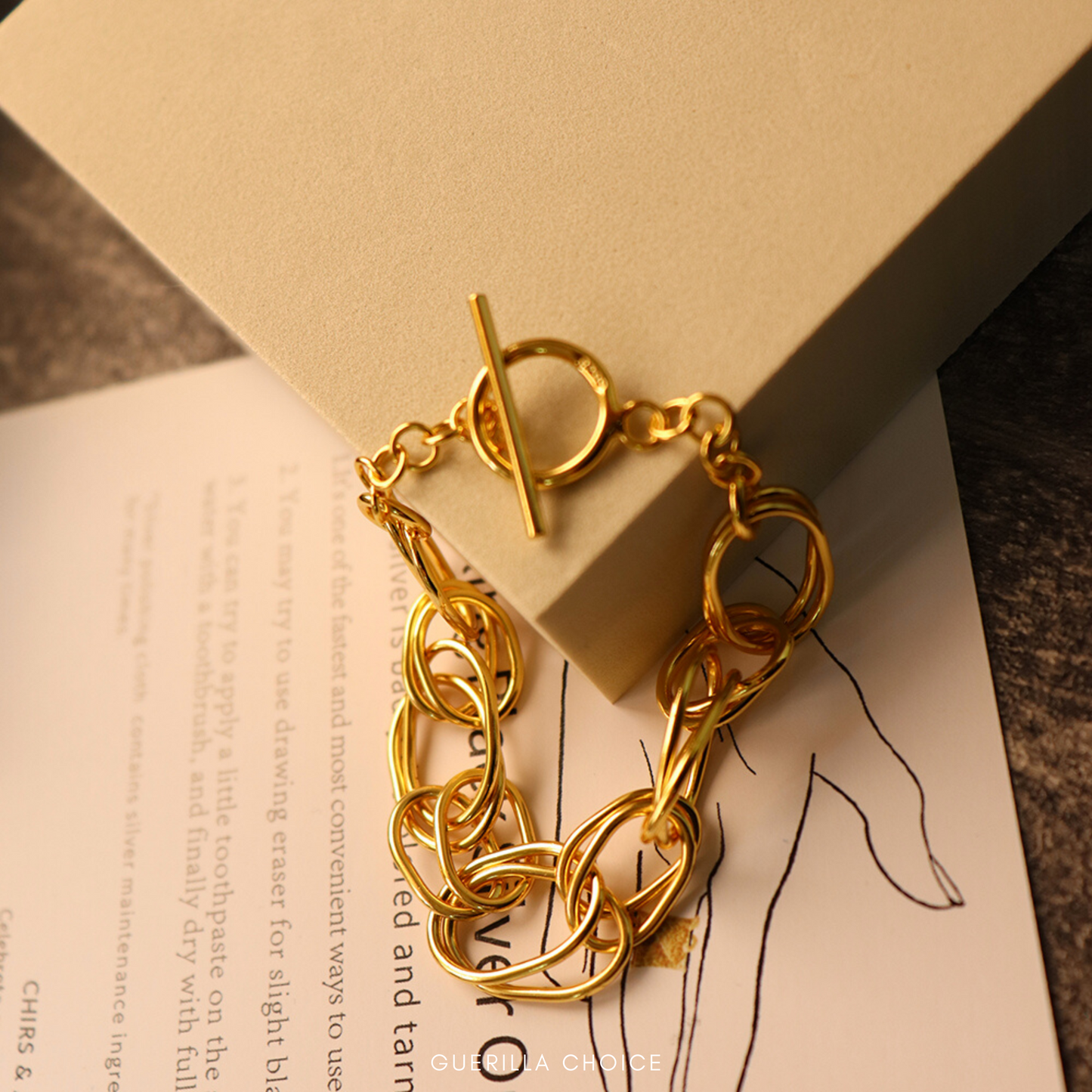 PRUNELLA GOLD BRACELET