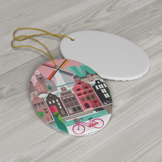 Amsterdam Ceramic Ornament
