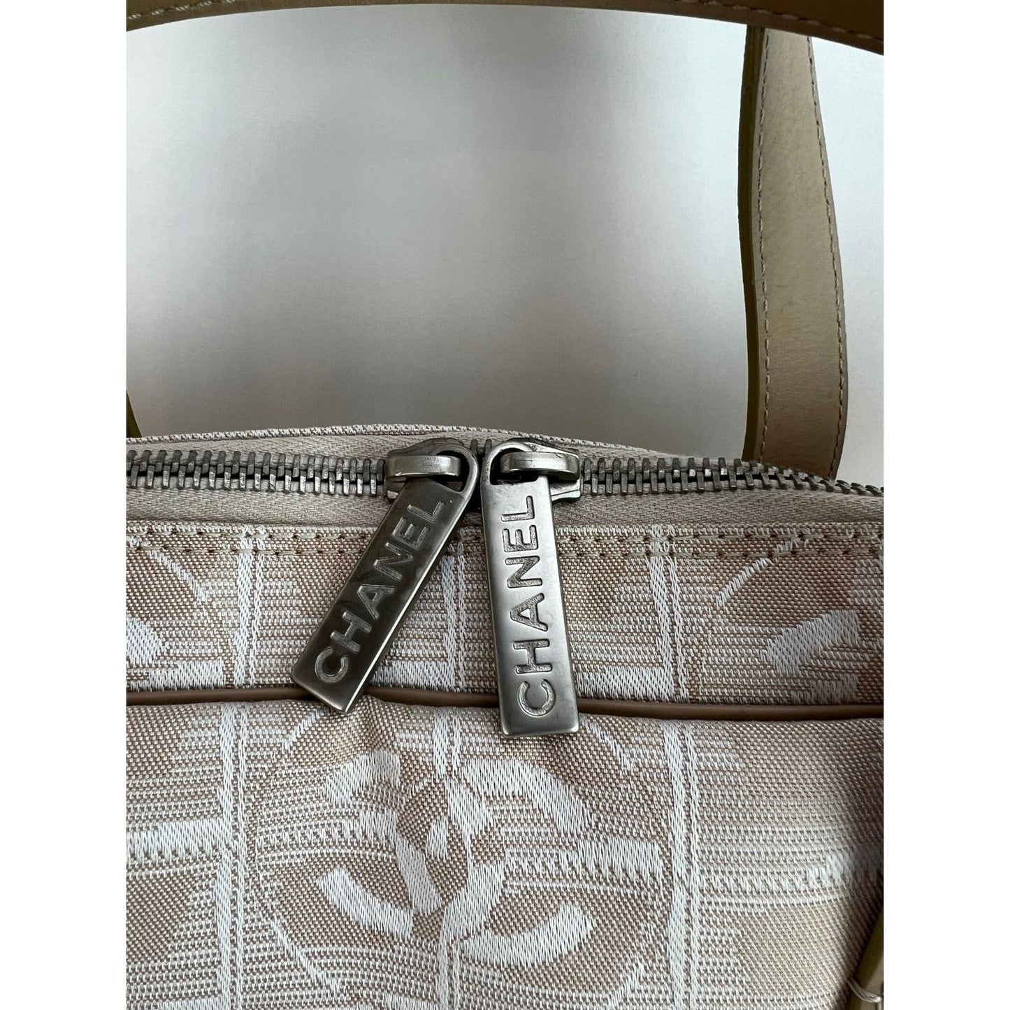 Chanel Canvas Nylon Travel Briefcase Attache Bag