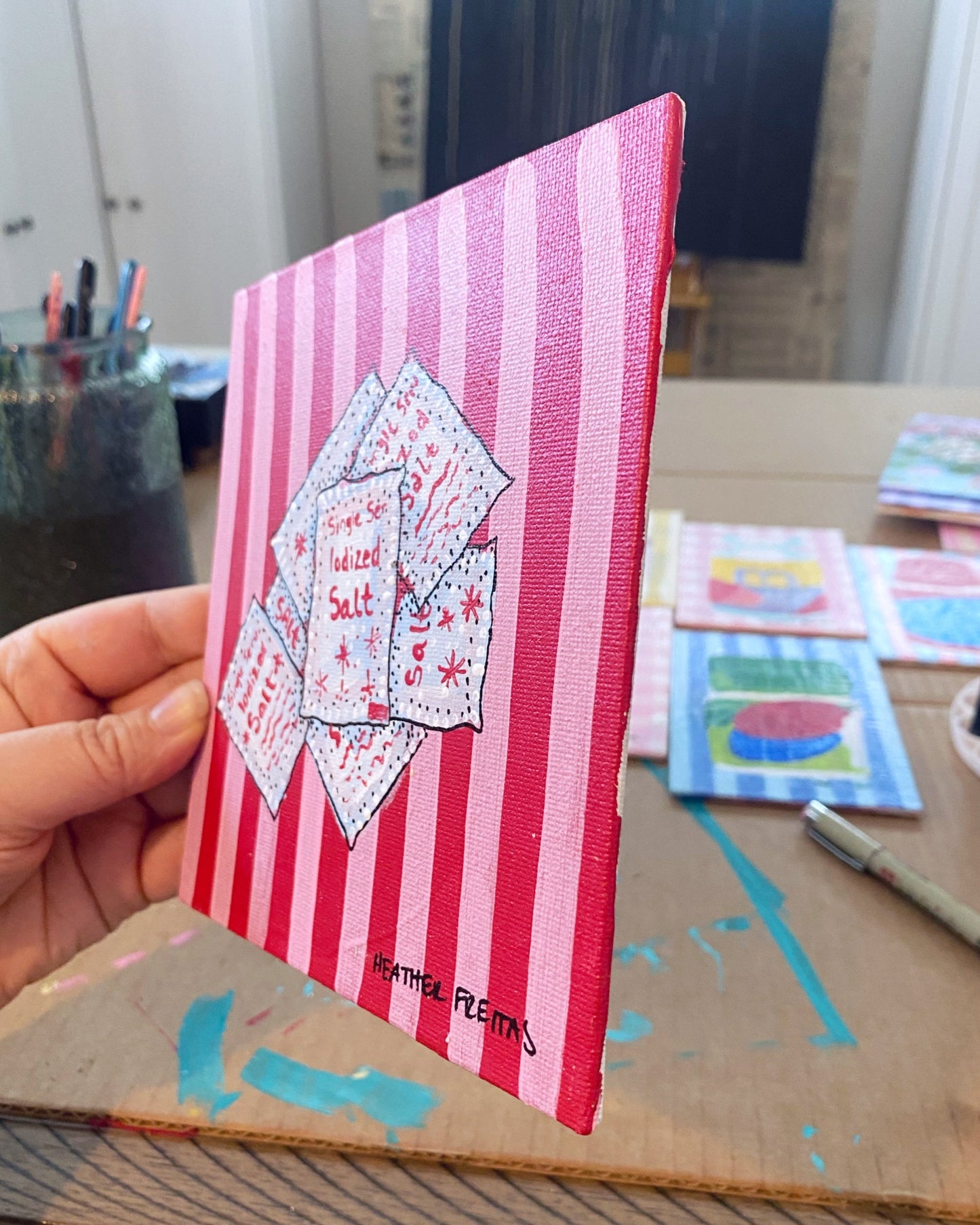 Salt Packets ( Original Painting )