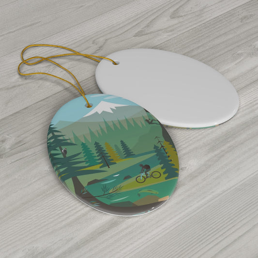 Bend Ceramic Ornament