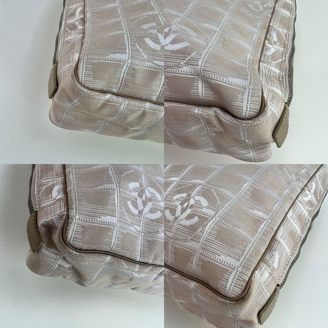 Chanel Canvas Nylon Travel Briefcase Attache Bag
