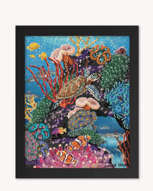 Candy Coral Reef Print