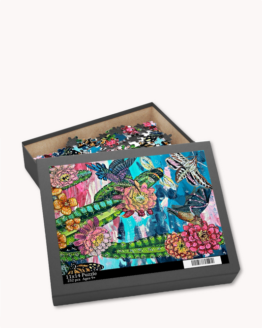 Twilight Desert Pollinators Puzzle ( 120 - 500 Piece )