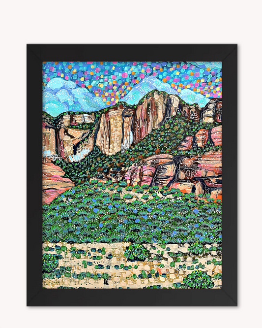 Evergreen Sandstone Print