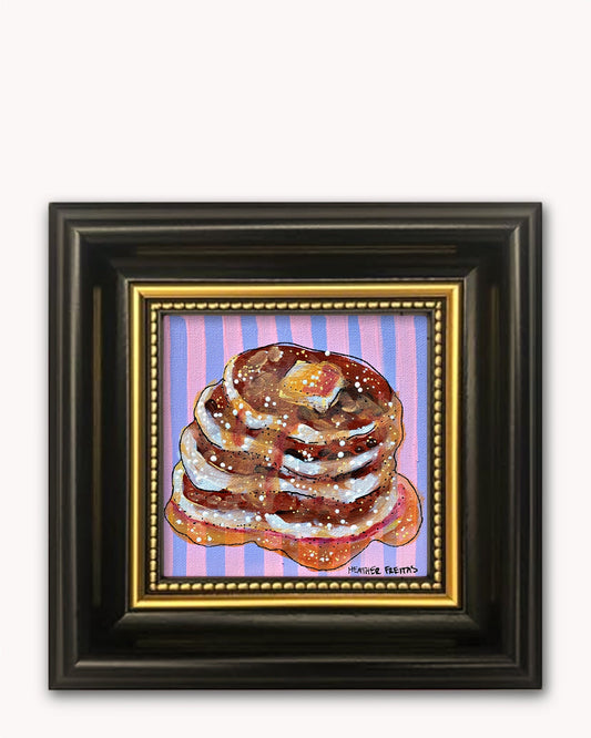 Pancakes Framed Magnet ( Medium )
