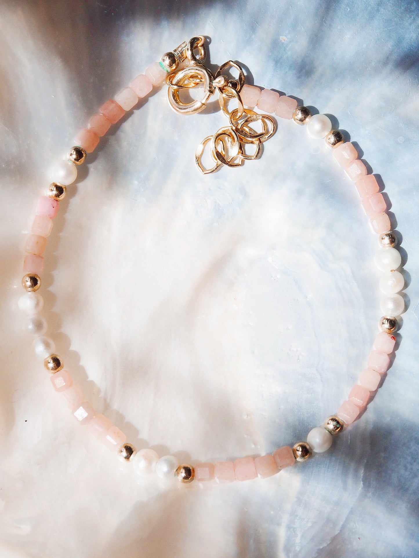 Gemstone and Pearl Bracelet - Ke'ala