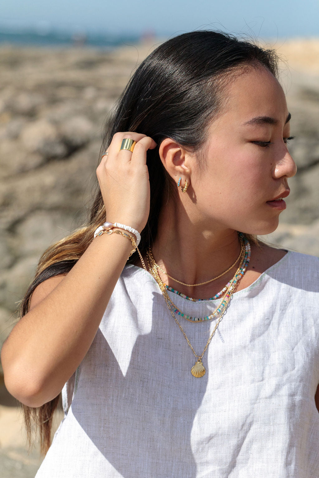 Everyday Dainty Gold Rope Chain Necklace - Lihau