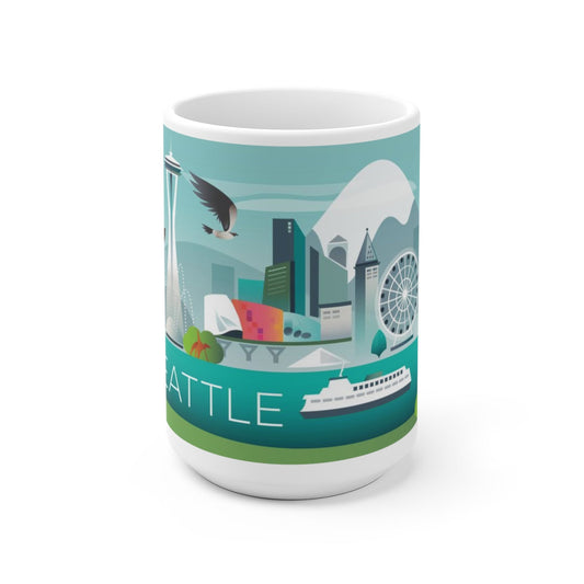 SEATTLE 11 OZ OR 15 OZ CERAMIC MUG