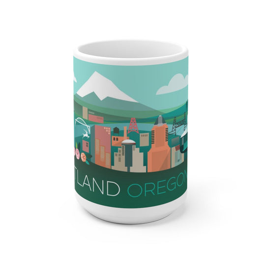 PORTLAND, OREGON 11 OZ OR 15 OZ CERAMIC MUG