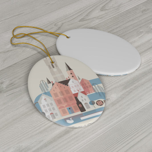 Bruges Ceramic Ornament