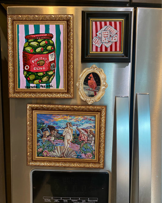 Cardinal Framed Magnet ( Small )