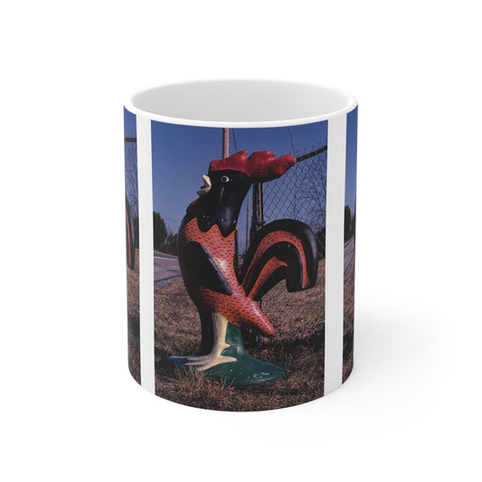 ROADSIDE MUGS - Big Rooster Ceramic Mug 11oz