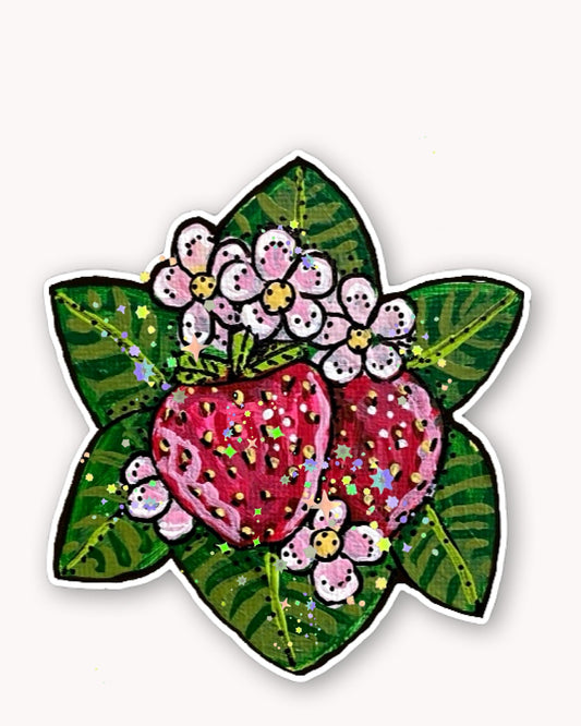 Strawberry Sticker