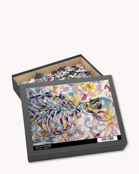 Pastel Skeleton Puzzle ( 120 - 500 Piece )