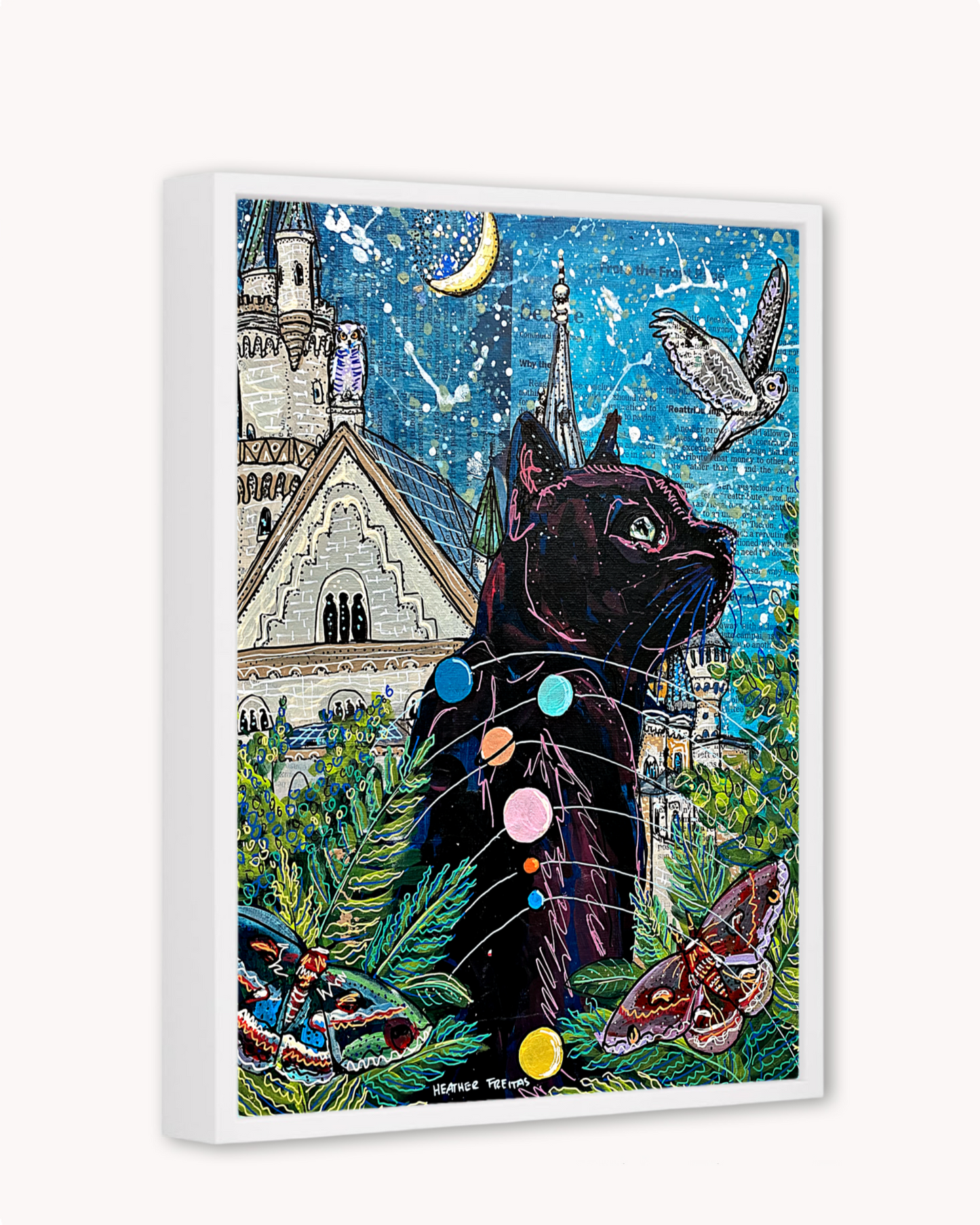 Jupiter Castle Cat Print