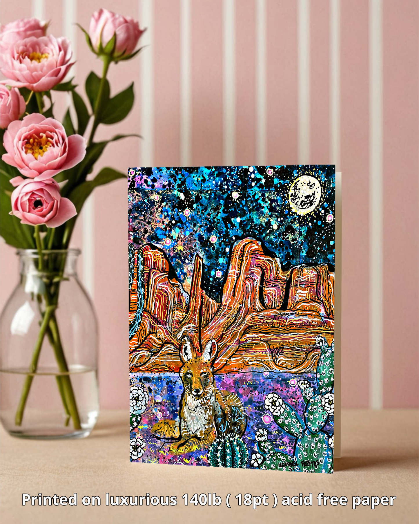Coyote Song - Greeting Card / Fine Art Print