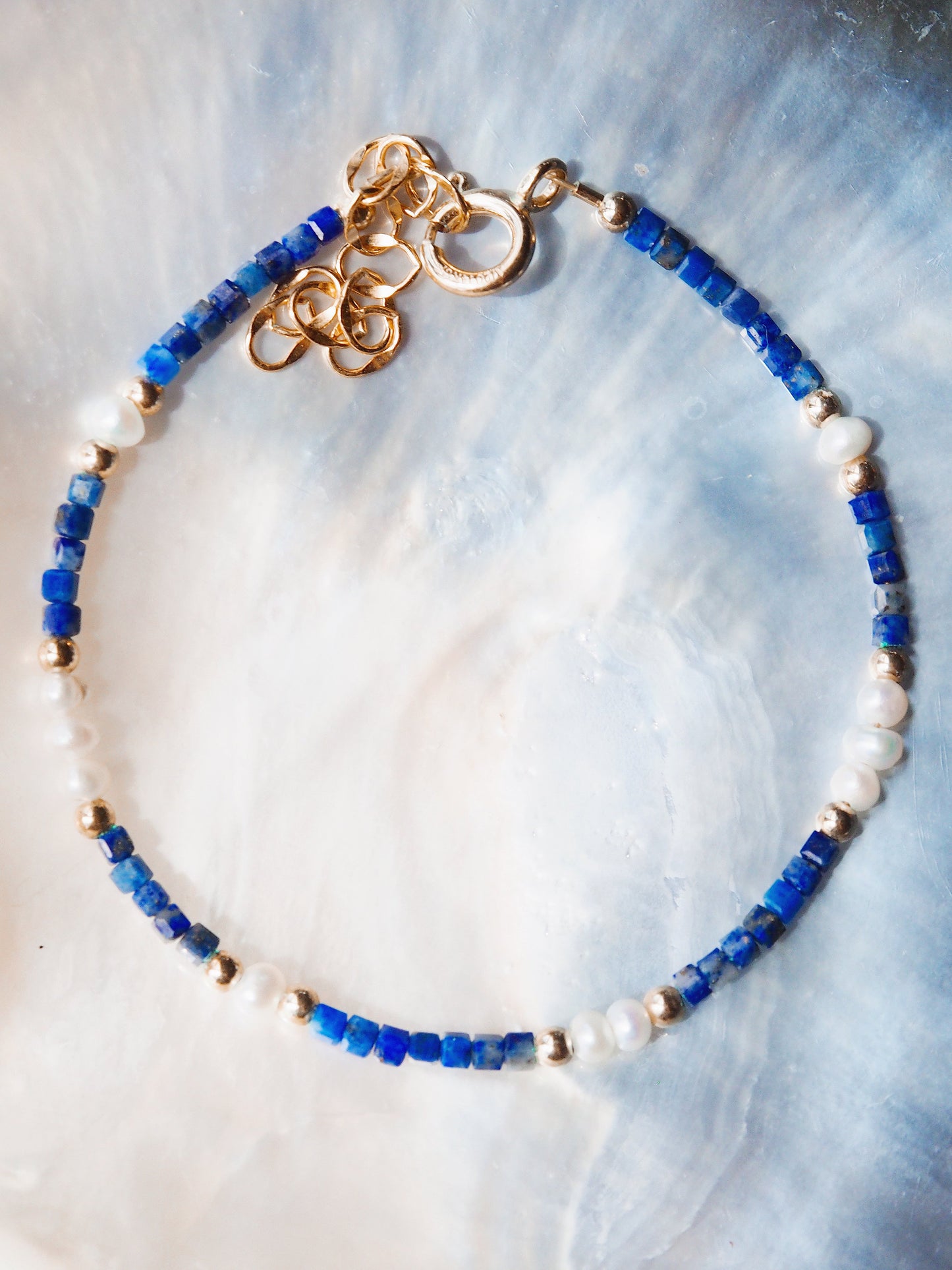 Gemstone and Pearl Bracelet - Ke'ala