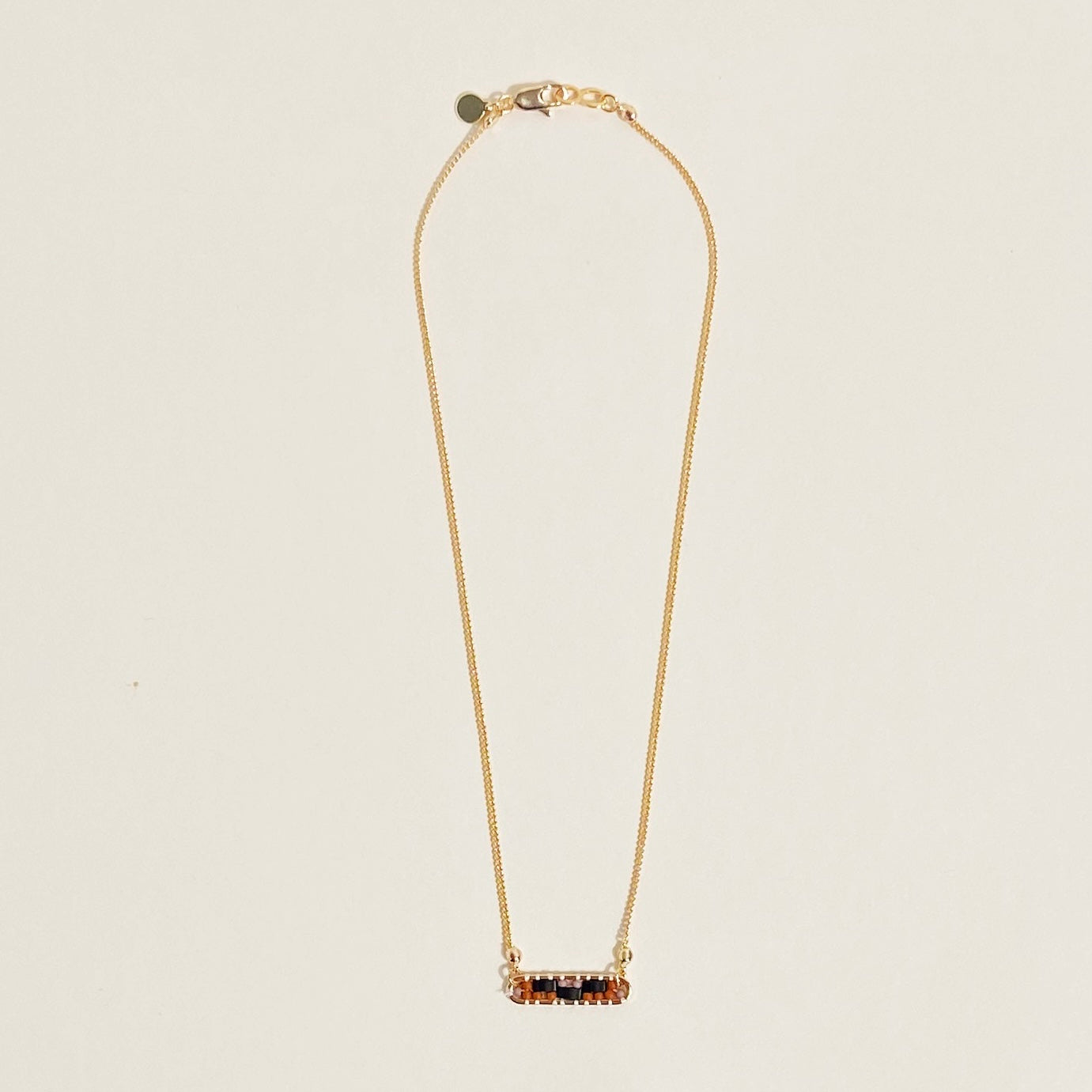 Abstract Necklace in Orchid